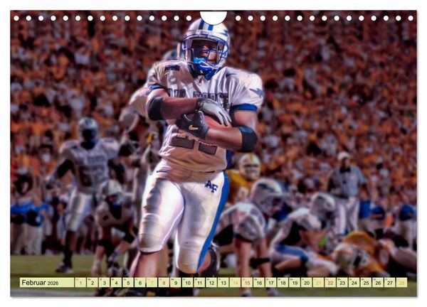 Produktbild: American Football - Taktik und Athletik (Wandkalender 2026 DIN A4 quer), CALVENDO Monatskalender
