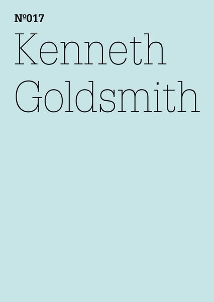 Produktbild: Kenneth Goldsmith