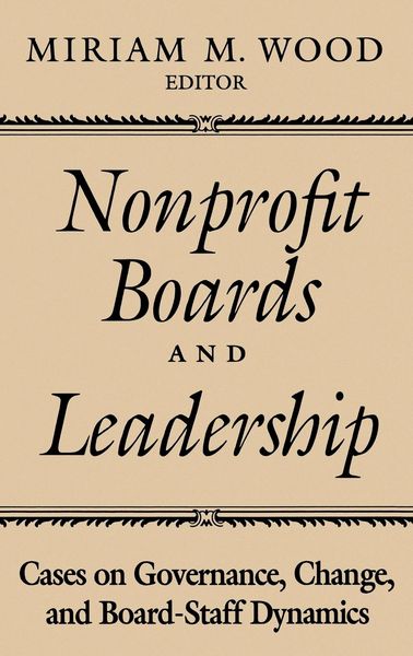 Produktbild: Nonprofit Boards and Leadership