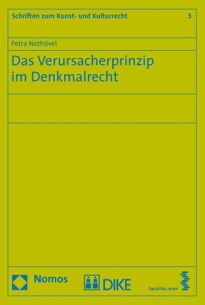 Produktbild: Das Verursacherprinzip im Denkmalrecht