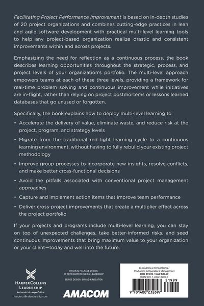 Produktbild: The Facilitating Project Performance Improvement