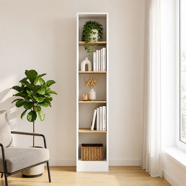 Produktbild: B&uuml;cherregal Dilos 183 x 38 cm f&uuml;r Aktenordner