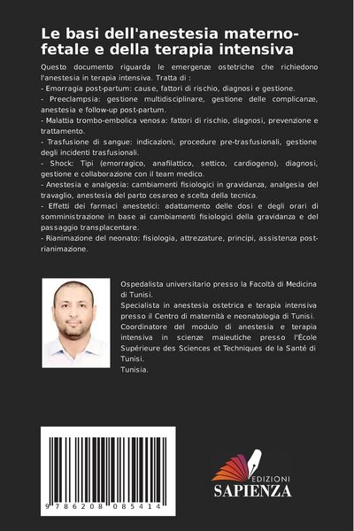 Produktbild: Le basi dell'anestesia materno-fetale e della terapia intensiva