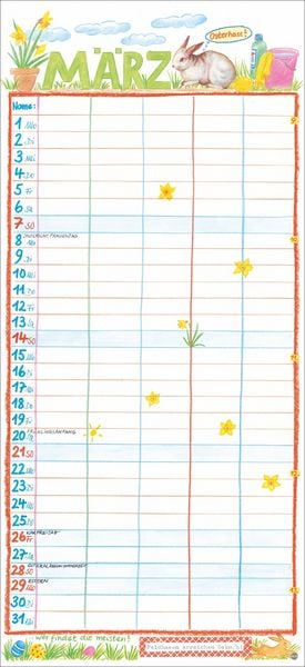 Produktbild: Gabi Kohwagner Unser Familienkalender 2027