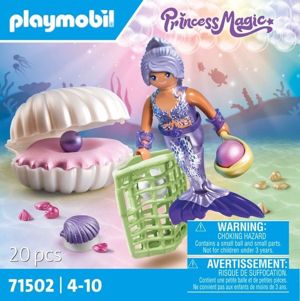 PLAYMOBIL 71502 - Princess Magic - Meerjungfrau mit Perlmuschel