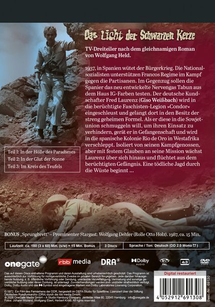 Produktbild: Das Licht der schwarzen Kerze [3 DVDs]