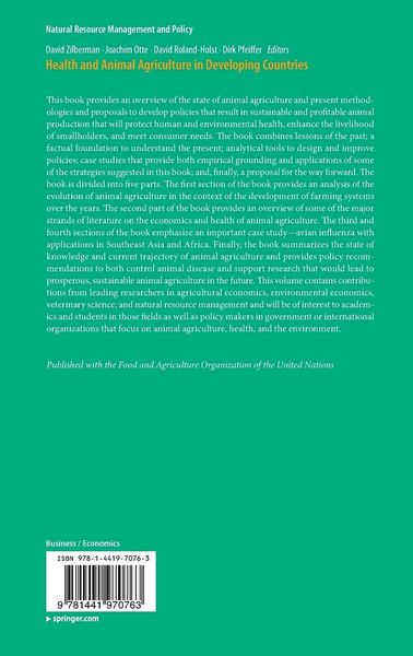 Produktbild: Health and Animal Agriculture in Developing Countries