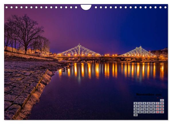 Produktbild: The Fascination of Bridges (Wall Calendar 2026 DIN A4 landscape), CALVENDO 12 Month Wall Calendar
