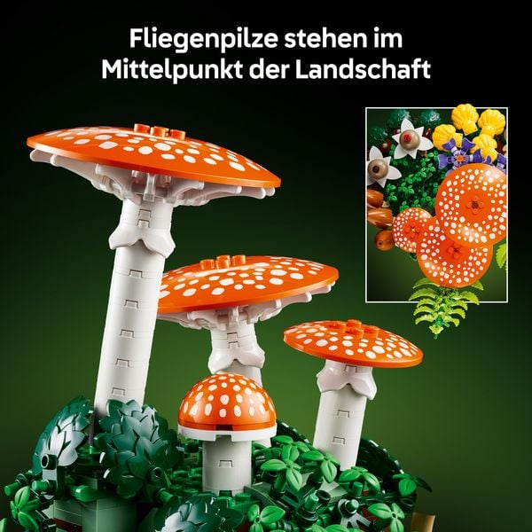 Produktbild: LEGO Botanicals 11505 Waldpilze, Modellbau f&uuml;r Erwachsene