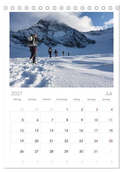 Produktbild: Tischplaner 2027 - Climbing Solutions - Bergsport weltweit (A5 Tischkalender zum Aufstellen) CALVENDO