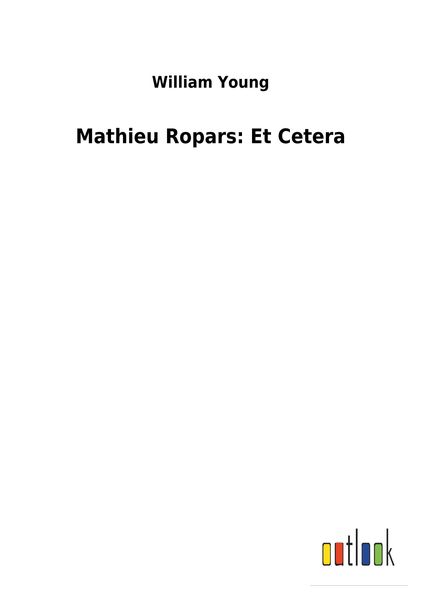 Produktbild: Mathieu Ropars: Et Cetera