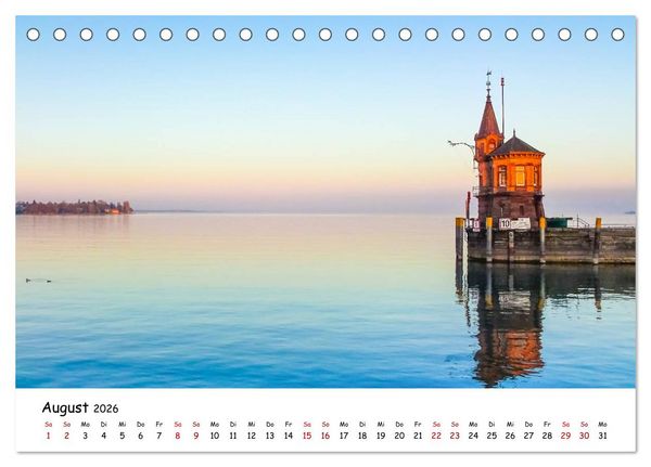 Produktbild: Konstanz - Juwel am Bodensee (Tischkalender 2026 DIN A5 quer), CALVENDO Monatskalender