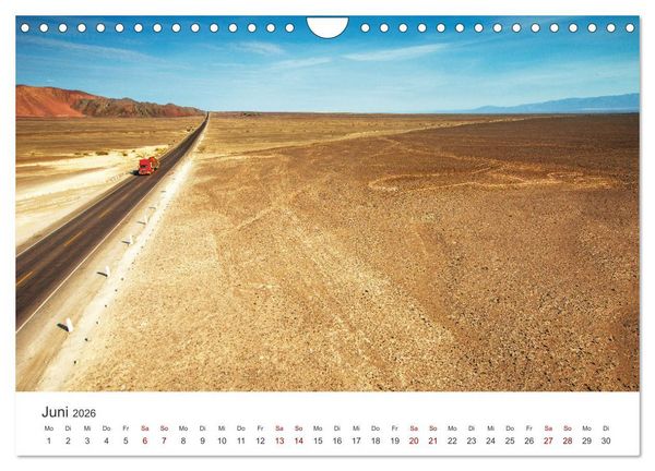 Produktbild: Geheimnisvolles Peru (Wandkalender 2026 DIN A4 quer), CALVENDO Monatskalender