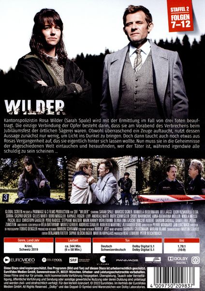 Produktbild: Wilder - Staffel 2 [2 DVDs]