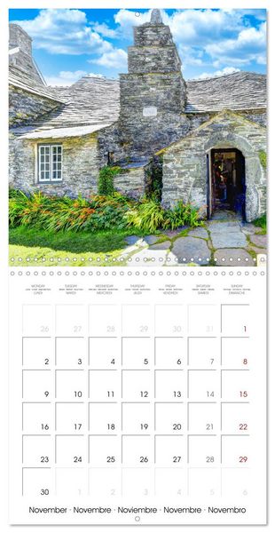 Produktbild: South England - Impressions from south western counties (Wall Calendar 2026 12 &times; 12 Inch) CALVENDO 12 Month Wall Calendar