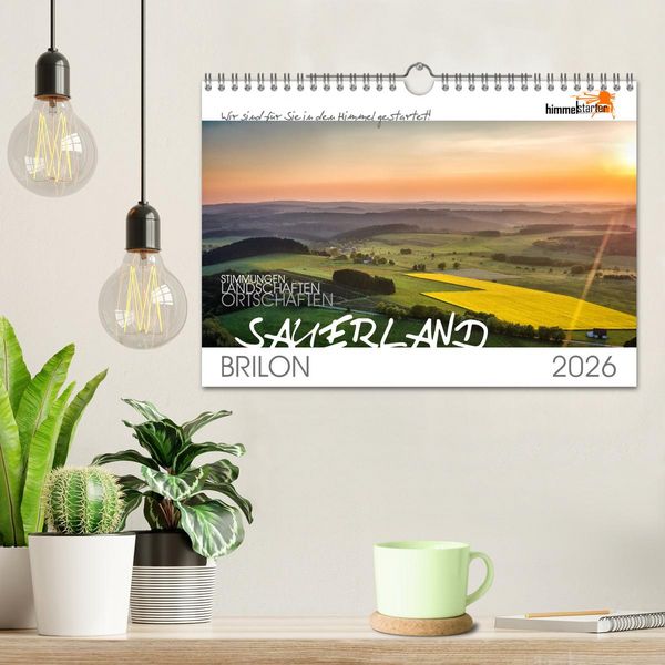 Produktbild: Das Sauerland bei Brilon aus der Vogelperspektive (Wandkalender 2026 DIN A4 quer), CALVENDO Monatskalender