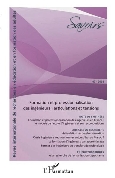 Produktbild: Formation et professionnalisation des ingenieurs : articulat