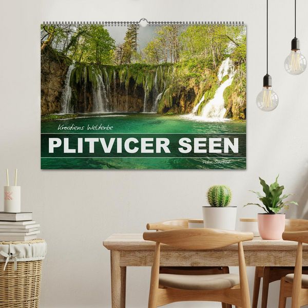 Produktbild: Welterbe in Kroatien - Plitvicer Seen (Wandkalender 2026 DIN A2 quer), CALVENDO Monatskalender