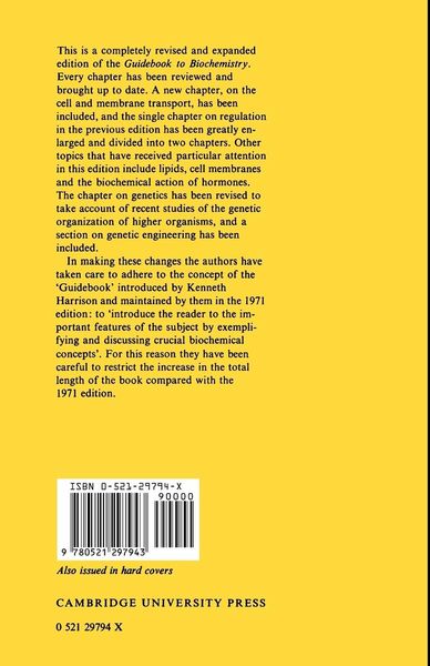 Produktbild: A Guidebook to Biochemistry