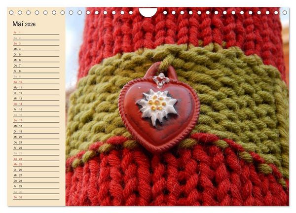 Produktbild: Urban Knitting L&uuml;neburg (Wandkalender 2026 DIN A4 quer), CALVENDO Monatskalender