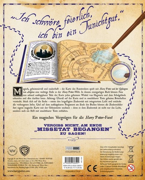 Produktbild: Aus den Filmen zu Harry Potter: Die Karte des Rumtreibers - Eine Reise durch Hogwarts