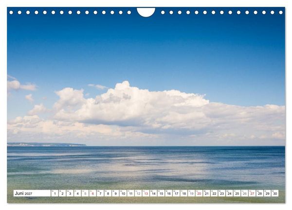 Produktbild: Insel R&uuml;gen - Die K&uuml;ste von Sellin bis Kap Arkona (Wandkalender 2027 DIN A4 quer), CALVENDO Monatskalender