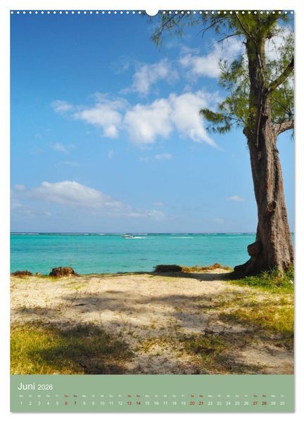 Produktbild: Erlebe mit mir das Inselparadies Mauritius (Wandkalender 2026 DIN A2 hoch), CALVENDO Monatskalender