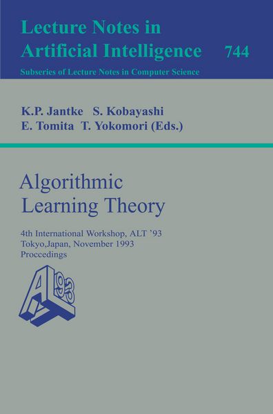 Produktbild: Algorithmic Learning Theory