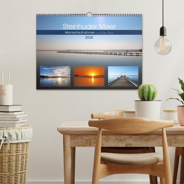 Produktbild: Steinhuder Meer, Momentaufnahmen von Christine Bienert (Wandkalender 2026 DIN A3 quer), CALVENDO Monatskalender