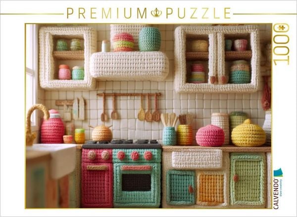 Produktbild: CALVENDO Puzzle K&uuml;che aus Wolle | 1000 Teile Lege-Gr&ouml;&szlig;e 64x48cm Foto-Puzzle f&uuml;r gl&uuml;ckliche Stunden