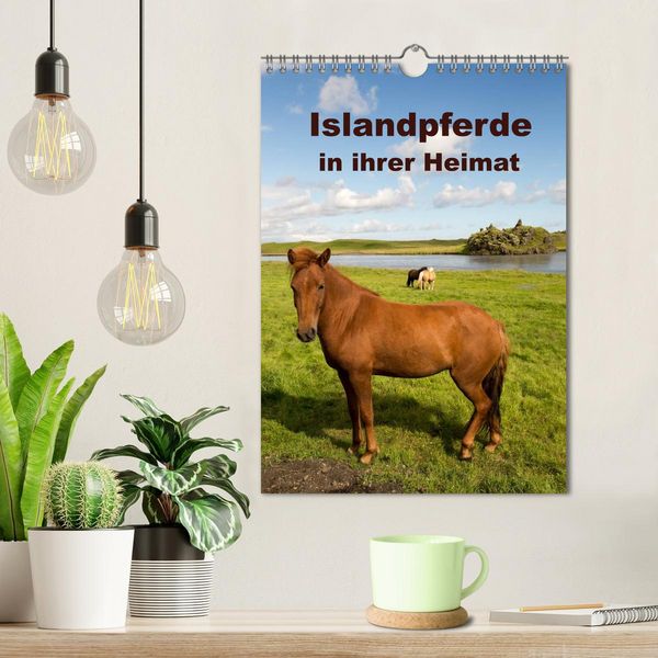 Produktbild: Islandpferde in ihrer Heimat (Wandkalender 2026 DIN A4 hoch), CALVENDO Monatskalender