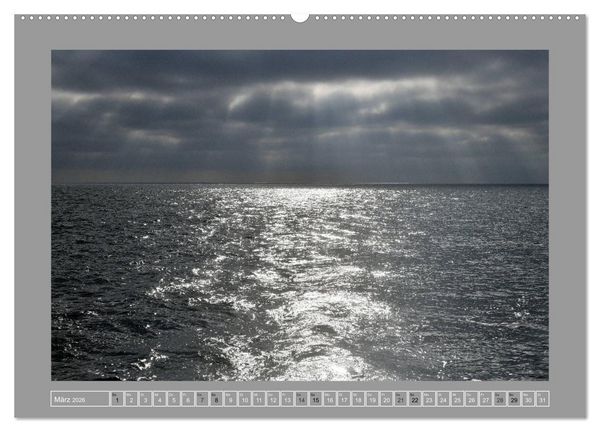 Produktbild: Nur Himmel und Meer (Wandkalender 2026 DIN A2 quer), CALVENDO Monatskalender