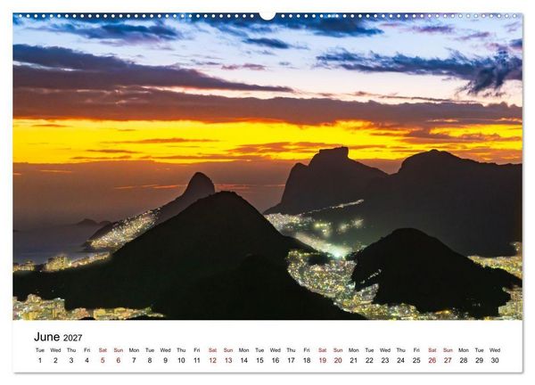 Produktbild: Magical sunsets. Lights between heaven and earth (Wall Calendar 2027 DIN A2 landscape), CALVENDO 12 Month Wall Calendar