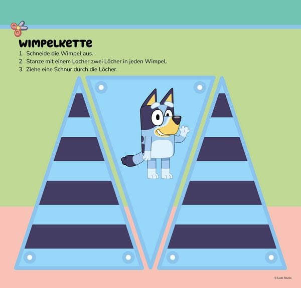 Produktbild: Bluey Mein Bastelblock mit kindersicherer Schere