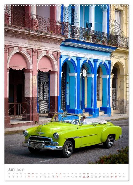 Produktbild: Old Cars of Cuba (Wandkalender 2026 DIN A2 hoch), CALVENDO Monatskalender
