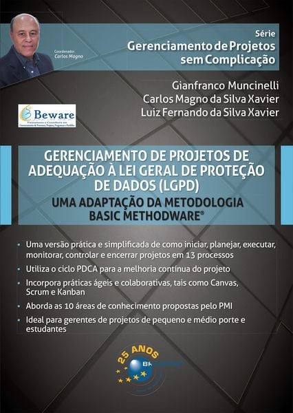 Produktbild: Gerenciamento de Projetos de Adequa&ccedil;&atilde;o &agrave; Lei Geral de Prote&ccedil;&atilde;o de Dados (LGPD)