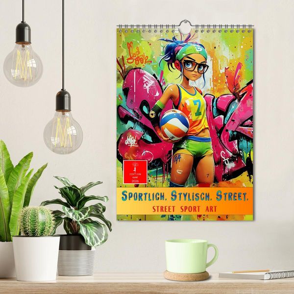 Produktbild: Sportlich. Stylisch. Street. (Wandkalender 2026 DIN A4 hoch), CALVENDO Monatskalender
