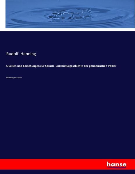 Produktbild: Quellen und Forschungen zur Sprach- und Kulturgeschichte der germanischen V&ouml;lker