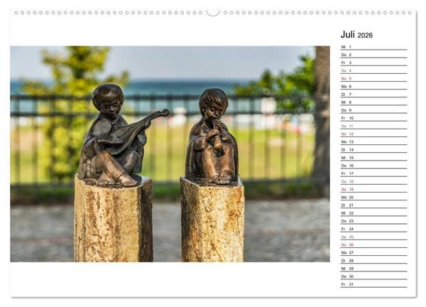 Produktbild: Ostseebad Binz &ndash; Zeit f&uuml;r Erholung (hochwertiger Premium Wandkalender 2026 DIN A2 quer), Kunstdruck in Hochglanz