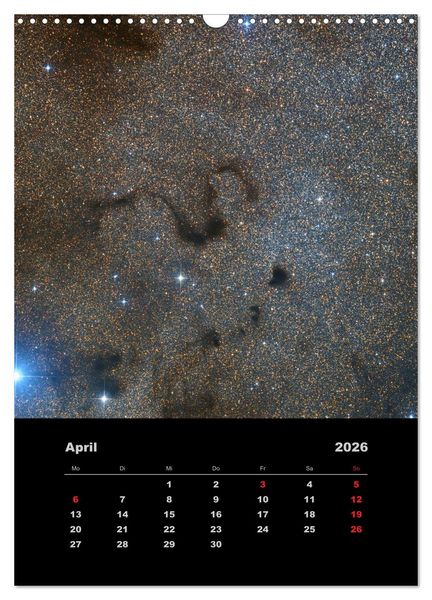 Produktbild: Astronomie 2026 (Wandkalender 2026 DIN A3 hoch), CALVENDO Monatskalender