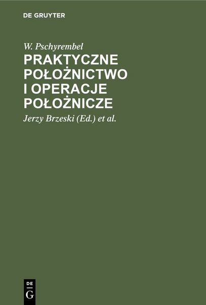 Produktbild: Praktyczne położnictwo i operacje położnicze
