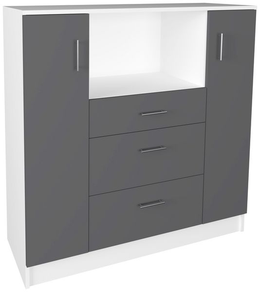 Produktbild: K&uuml;chenschrank Kommode Buffet Mikrowelle Esilo