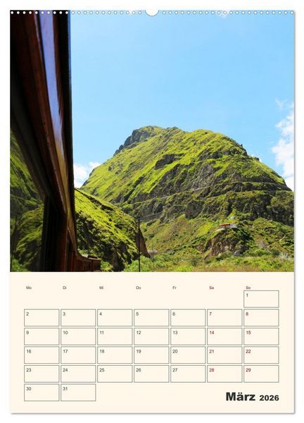 Produktbild: Ecuador - Terminplaner (hochwertiger Premium Wandkalender 2026 DIN A2 hoch), Kunstdruck in Hochglanz