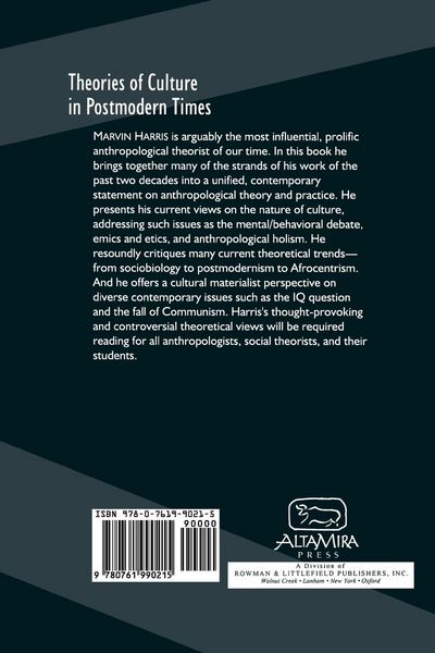 Produktbild: Theories of Culture in Postmodern Times
