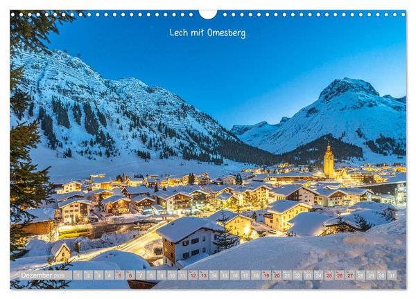Produktbild: Winterdreams - Lech, Leutasch, Gurgl, Ischgl, S&ouml;lden (Wandkalender 2026 DIN A3 quer), CALVENDO Monatskalender