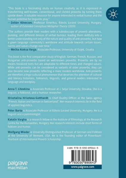 Produktbild: Anti-Proverbs in Five Languages