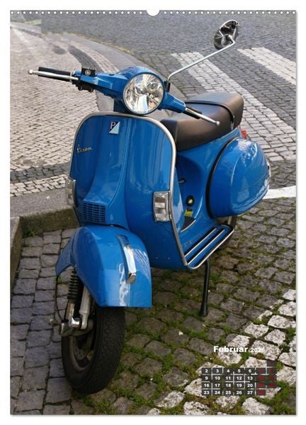 Produktbild: Die Liebe zur Vespa (Wandkalender 2026 DIN A2 hoch), CALVENDO Monatskalender