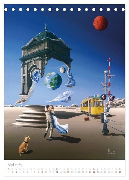 Produktbild: Blau Tr&auml;umen (Tischkalender 2026 DIN A5 hoch), CALVENDO Monatskalender