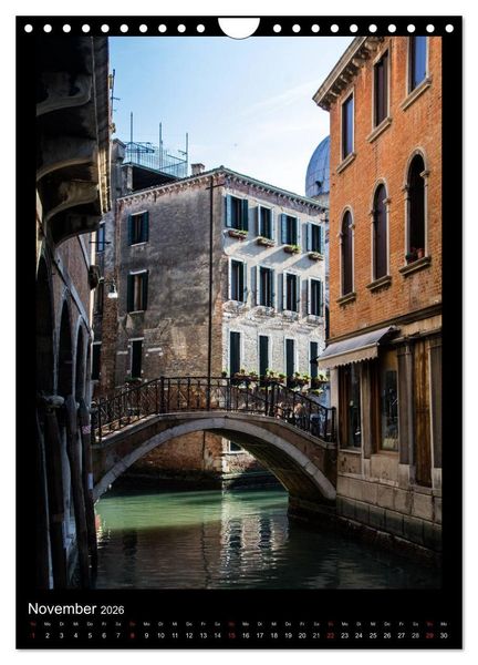 Produktbild: Venedig &ndash; La Romantica (Wandkalender 2026 DIN A4 hoch), CALVENDO Monatskalender