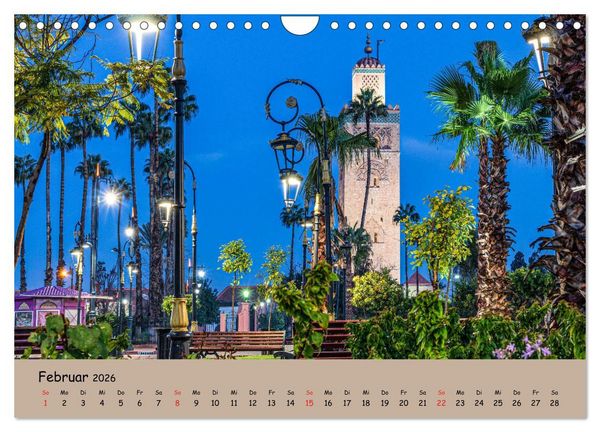 Produktbild: Marrakesch - Eine Stadt wie aus 1001 Nacht (Wandkalender 2026 DIN A4 quer), CALVENDO Monatskalender